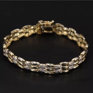 Diamond Gold Tennis Bracelet